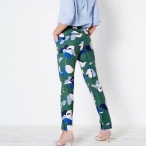 Boden Richmond Green Floral Print Ankle Pant 6